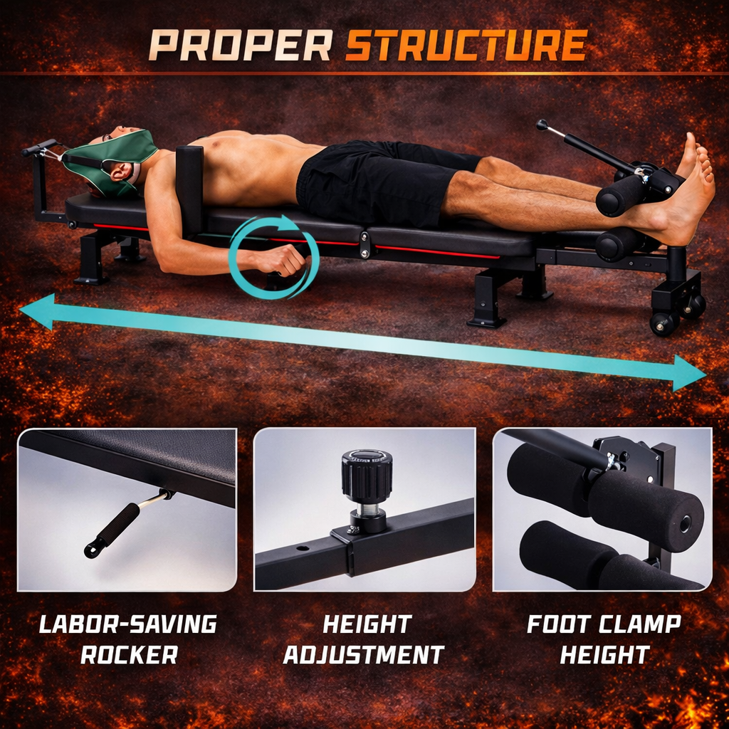 SpinoRelief™ Lumbar Stretch & Decompression Bench