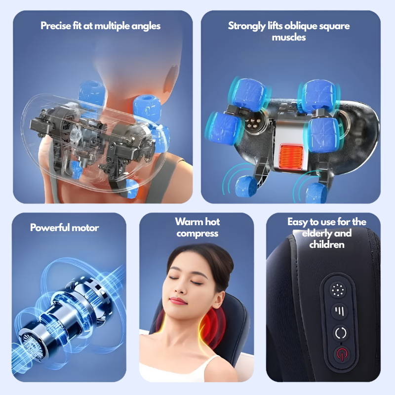 Trapezius™ Pillow Neck & Shoulder Massager