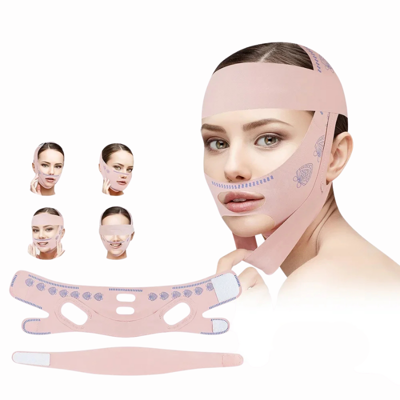 Face Slimming Bandage V Line Shaper – Chin and Cheek Lift Belt with Anti-Wrinkle Strap