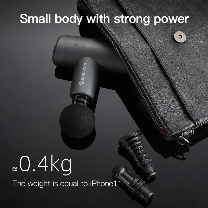Booster Mini X™ Percussion Massage Gun – Compact Deep Tissue Massager for Muscle Recovery & Relaxation