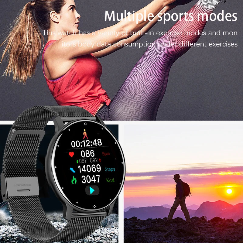 Waterproof Full-Touch Sports Smartwatch