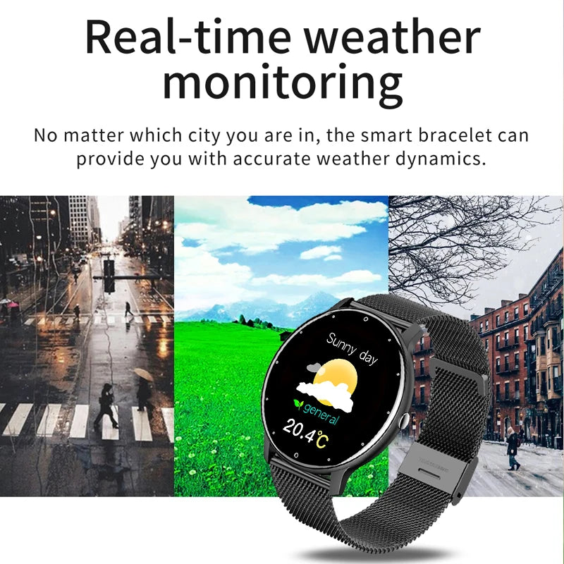 Waterproof Full-Touch Sports Smartwatch