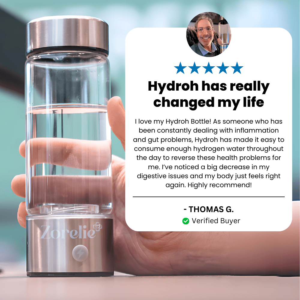HydroPure™ Hydrogen Water Bottle – Portable Hydrogen-Infused Water Generator