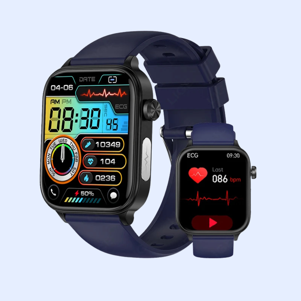 LIGE ECG+PPG Smartwatch – Women’s Health Tracker with Blood Lipid, Uric Acid, Body Temperature & Menstrual Cycle Monitoring