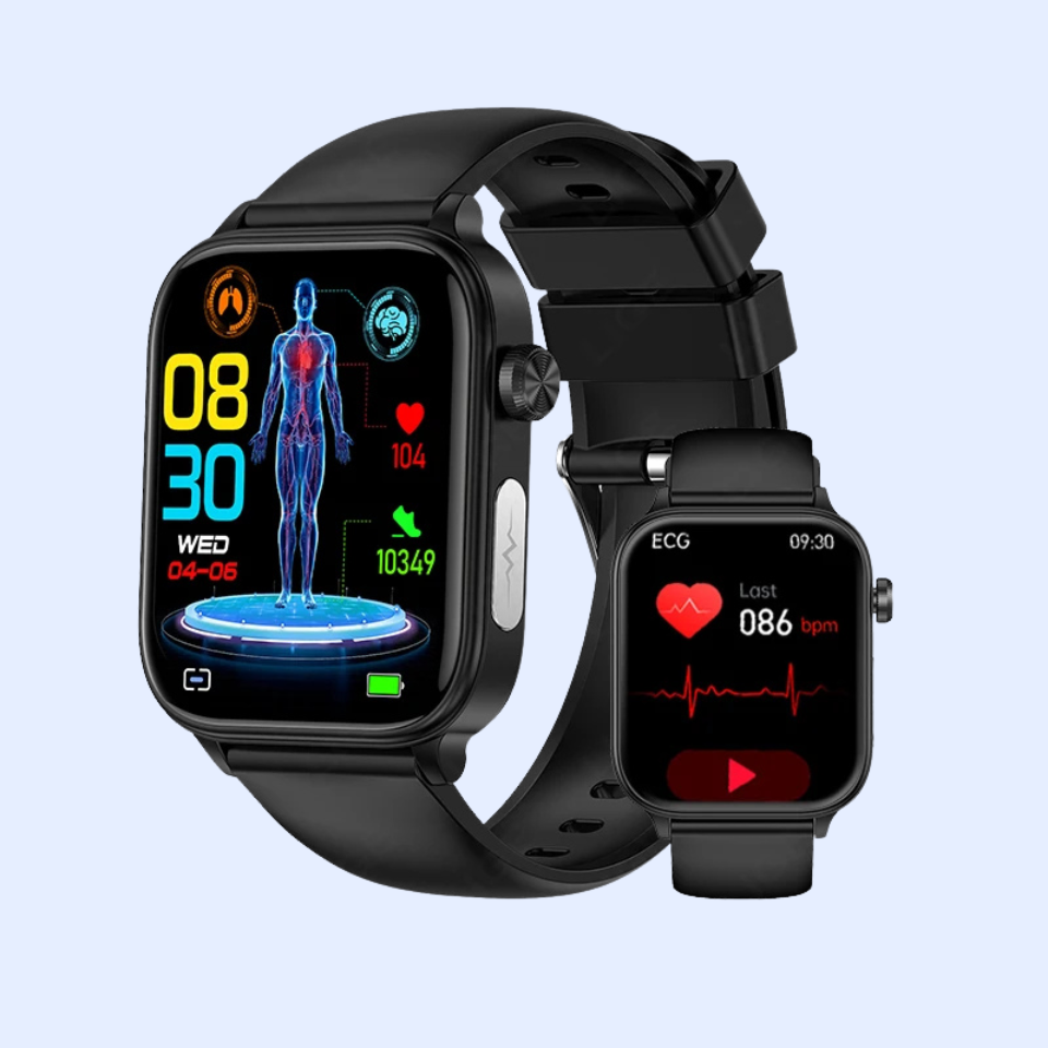 LIGE ECG+PPG Smartwatch – Women’s Health Tracker with Blood Lipid, Uric Acid, Body Temperature & Menstrual Cycle Monitoring