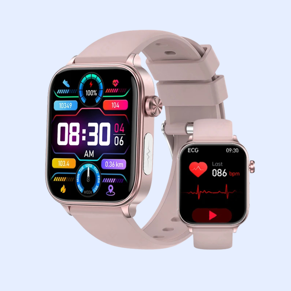 LIGE ECG+PPG Smartwatch – Women’s Health Tracker with Blood Lipid, Uric Acid, Body Temperature & Menstrual Cycle Monitoring