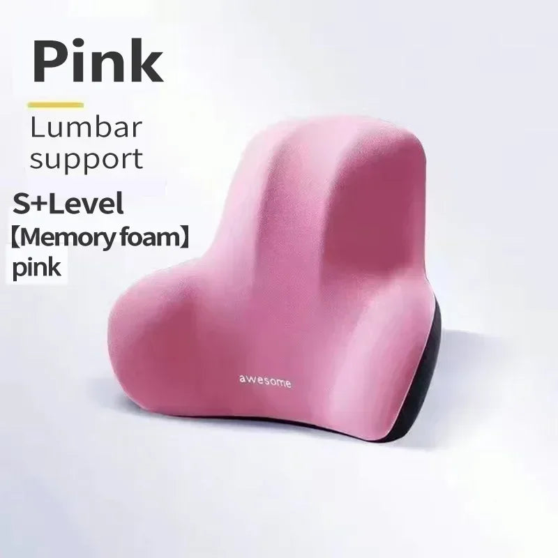 OrthoEase Memory Foam Lumbar Cushion – Lower Back Support for Pain Relief and Posture Correction