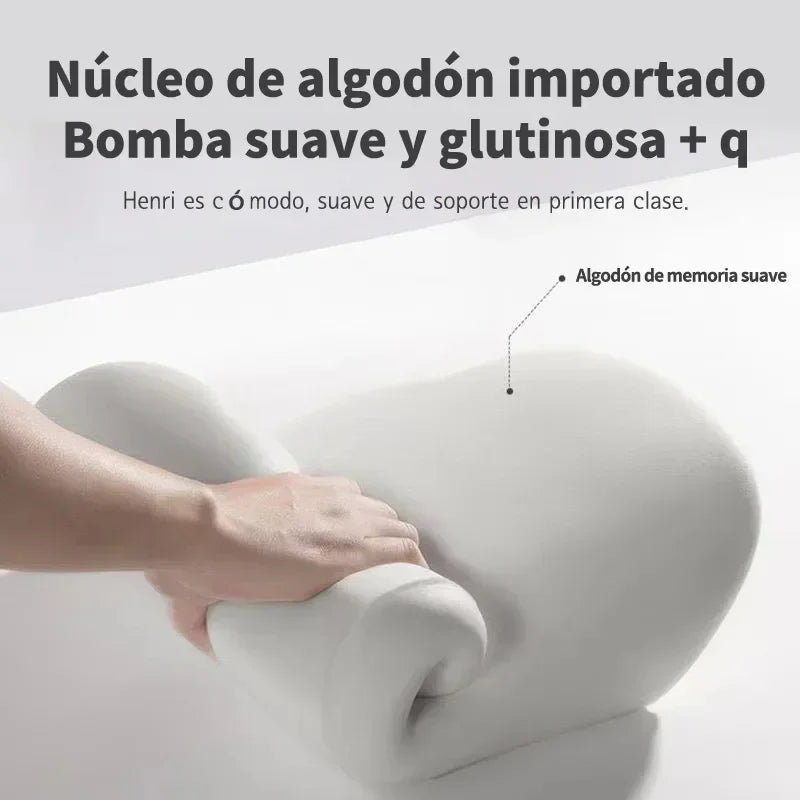 OrthoEase Memory Foam Lumbar Cushion – Lower Back Support for Pain Relief and Posture Correction