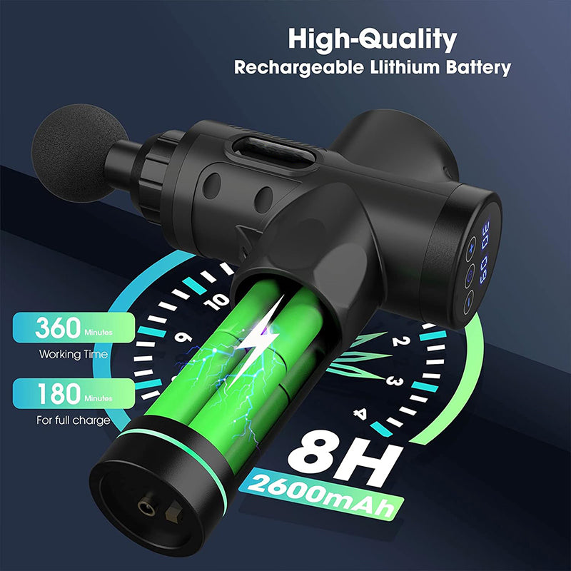 PowerPulse™ 30 – Deep Tissue Massage Gun for Full-Body Muscle Recovery & Pain Relief