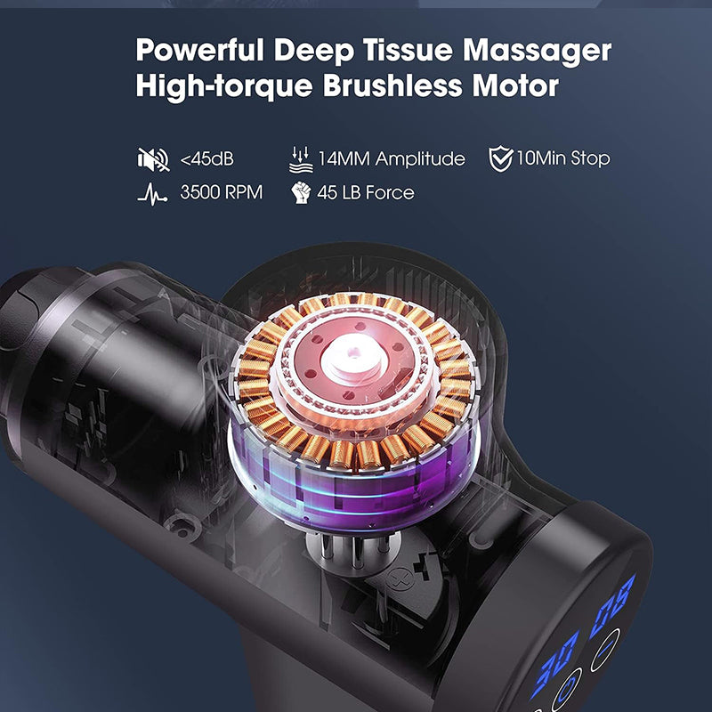 PowerPulse™ 30 – Deep Tissue Massage Gun for Full-Body Muscle Recovery & Pain Relief