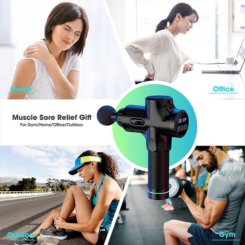 PowerPulse™ 30 – Deep Tissue Massage Gun for Full-Body Muscle Recovery & Pain Relief