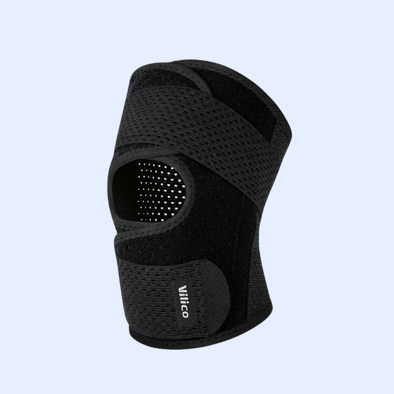 Pressurized Elastic Compression Knee Pad – Non-Slip Sports Support & Recovery Brace