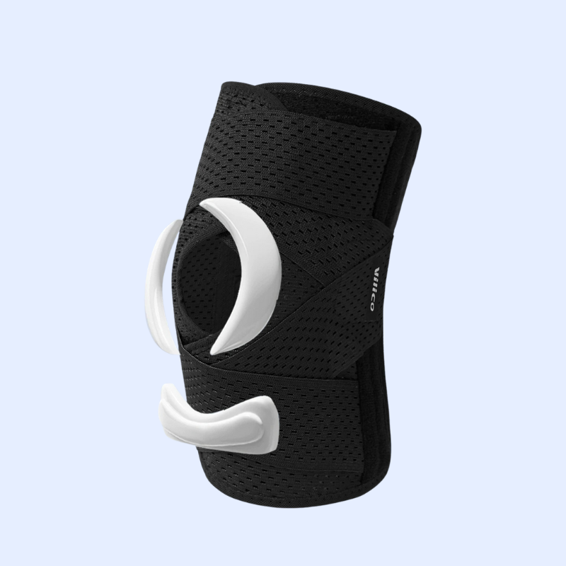 Pressurized Elastic Compression Knee Pad – Non-Slip Sports Support & Recovery Brace