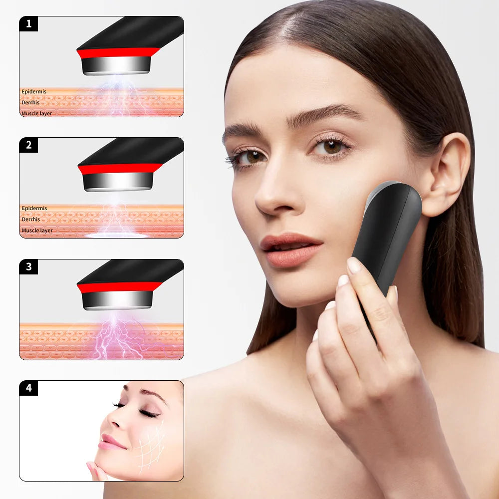 Age-R Booster Pro™ 7 Colors EMS Microcurrent Facial Massager – Anti-Wrinkle Lifting & Skin Rejuvenation Beauty Device