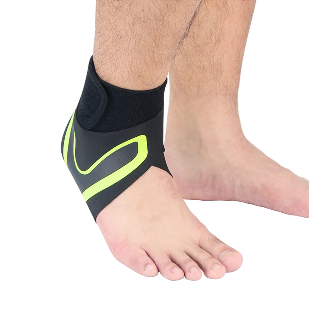 Adjustable Compression Ankle Sleeve – Elastic Ankle Brace Support for Sprains & Heel Protection