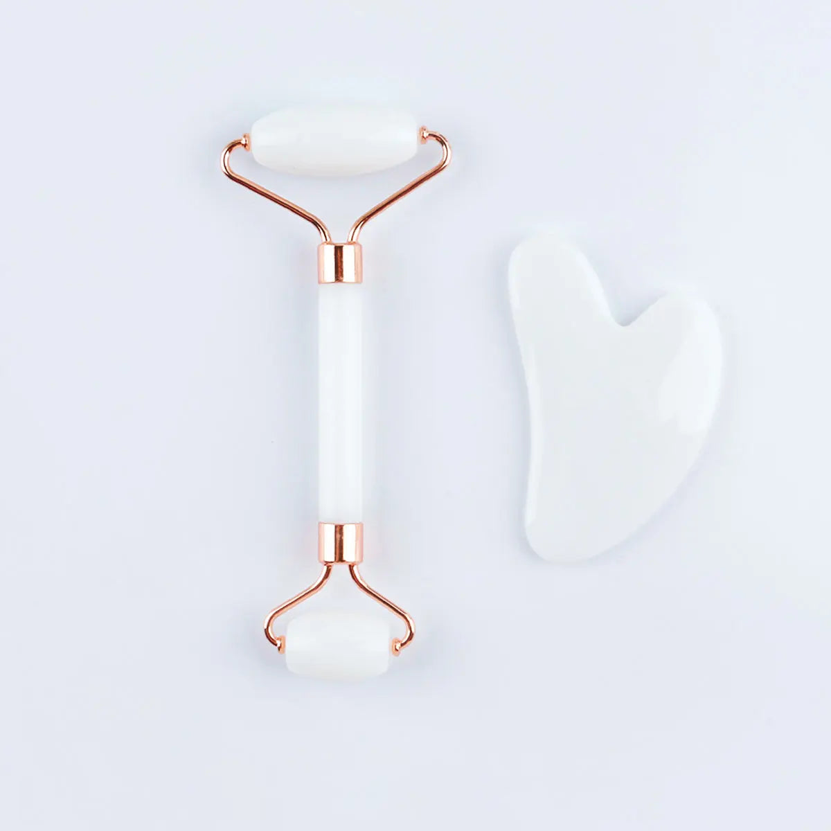 End Gua Sha Massage Roller and Facial Skin Lifting Scraper – Anti-Wrinkle Beeswax Stone Massager