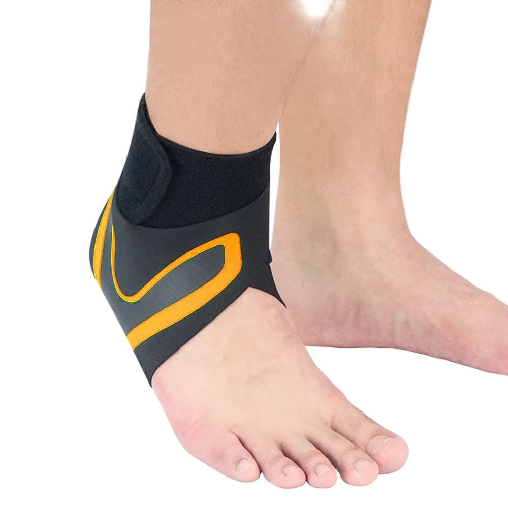 Adjustable Compression Ankle Sleeve – Elastic Ankle Brace Support for Sprains & Heel Protection