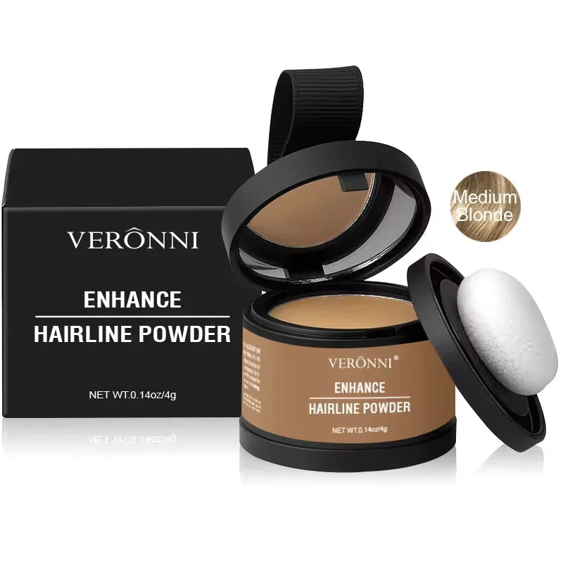 Hairline Powder Root Touch Up – 14 Colors Waterproof Hair Shadow Concealer, Natural Coverage & Hair Filler