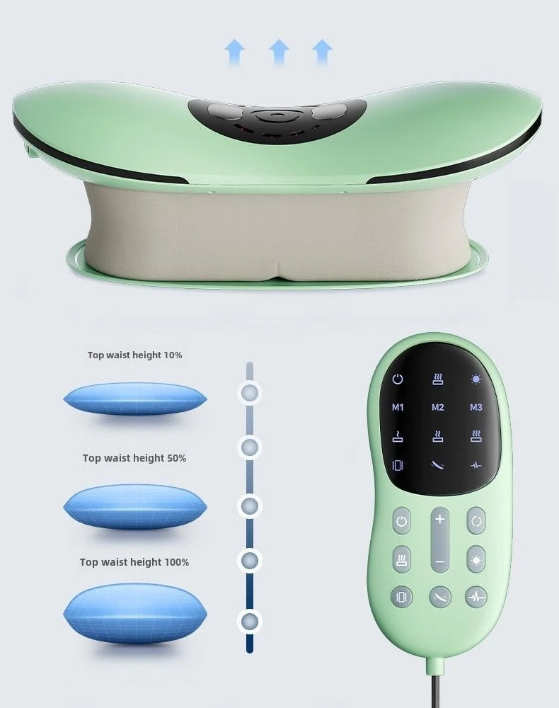 JAIYORL™ Electric Lumbar Traction Massager – Heated Back Support with Vibration & Spine Alignment