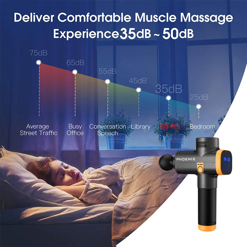 Phoenix A2 Massage Gun – Deep Tissue Percussion Massager for Muscle Relaxation & Recovery