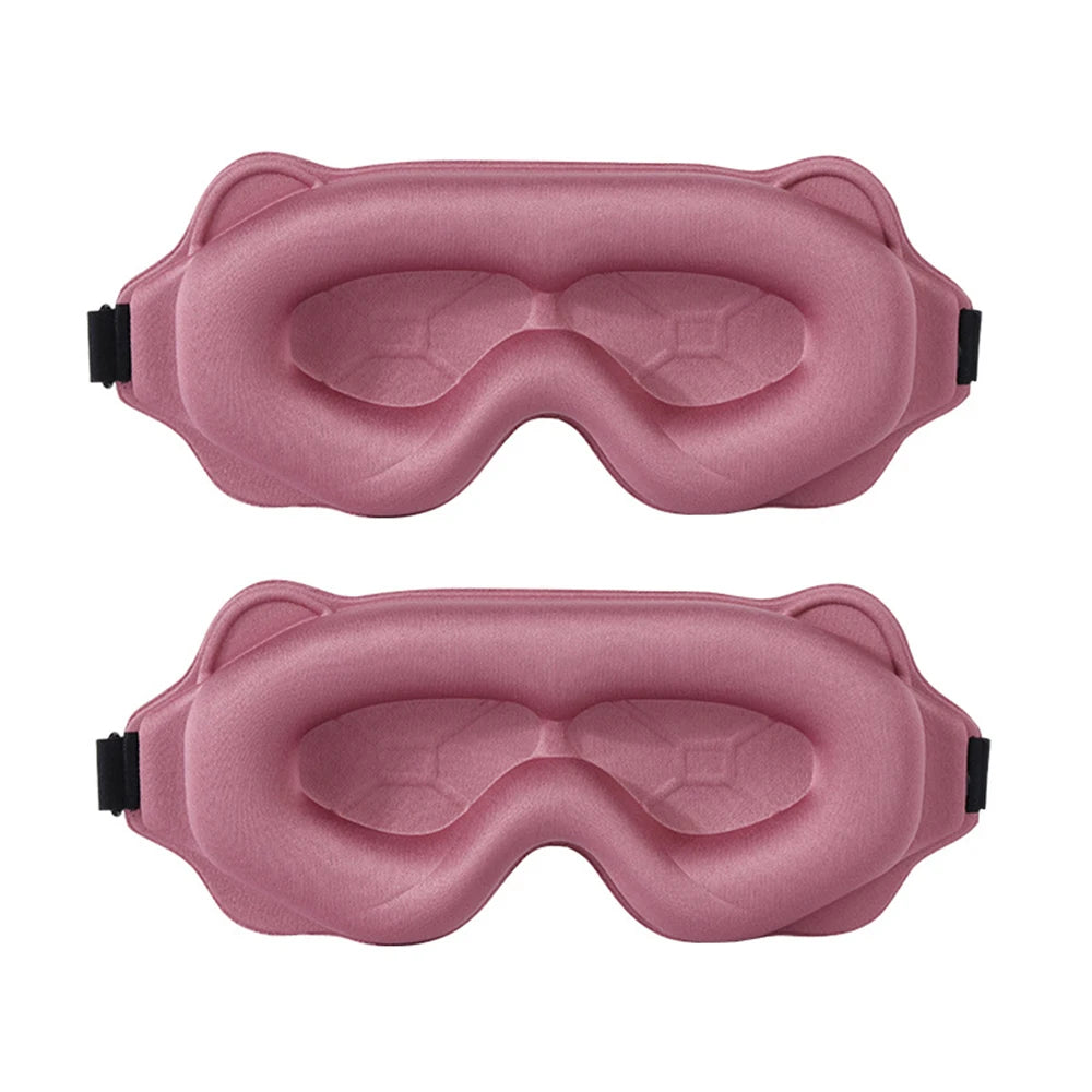 3D Sleep Mask – Blackout Eye Mask for Sleeping, Soft Breathable Travel Eyeshade & Night Sleep Aid
