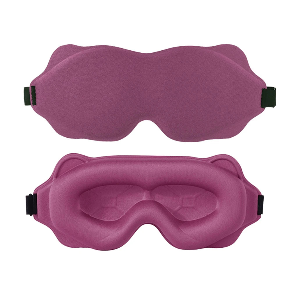 3D Sleep Mask – Blackout Eye Mask for Sleeping, Soft Breathable Travel Eyeshade & Night Sleep Aid