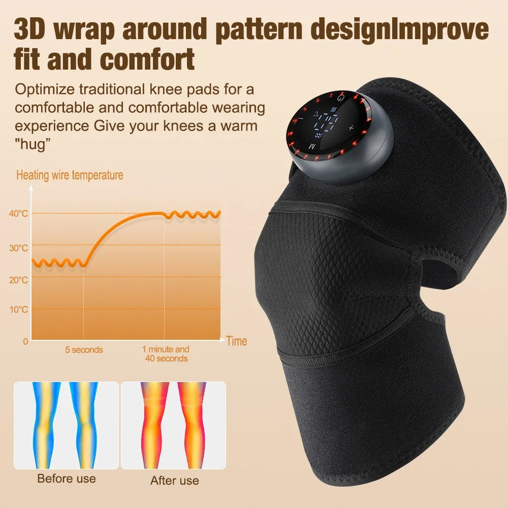 5-Gear Smart Heating Knee Massager