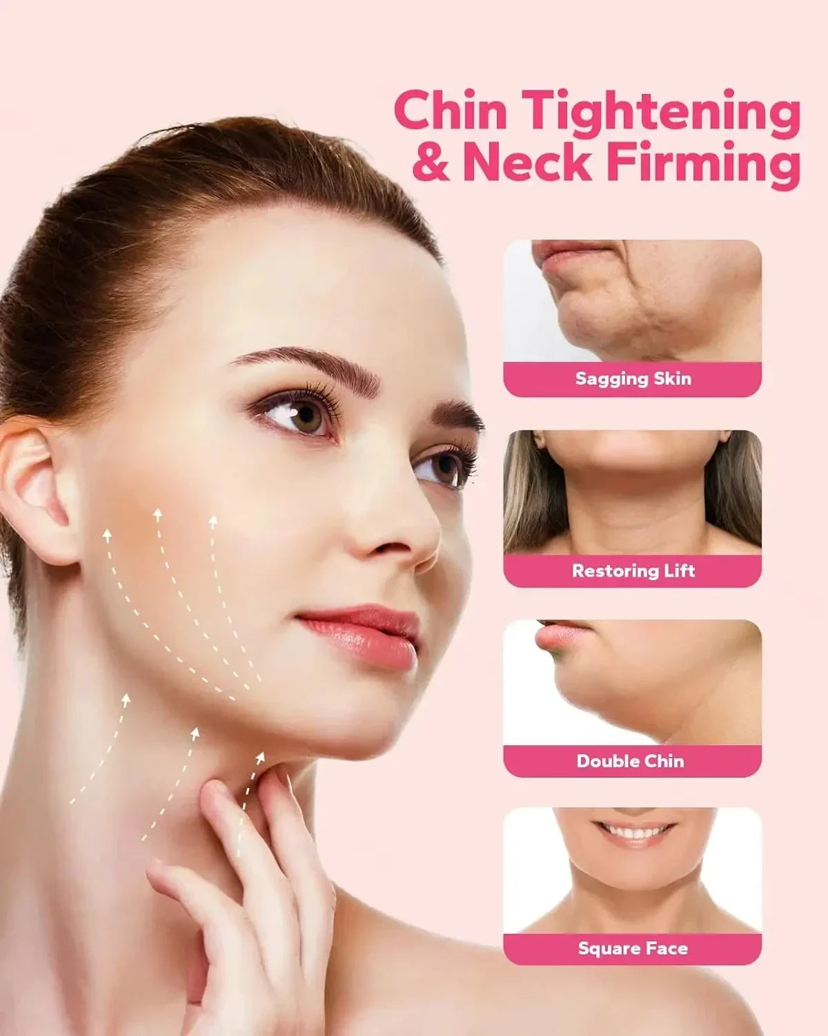 Women Face Slimming Bandage – V-Line Shaping Chin & Cheek Lift, Facial Massage Strap for Skin Care & Lifting