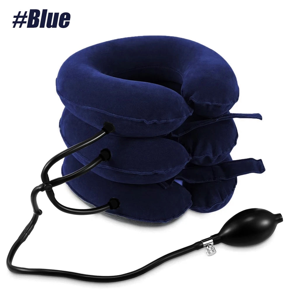 Cervical Neck Traction, Pain Relief Collar Brace