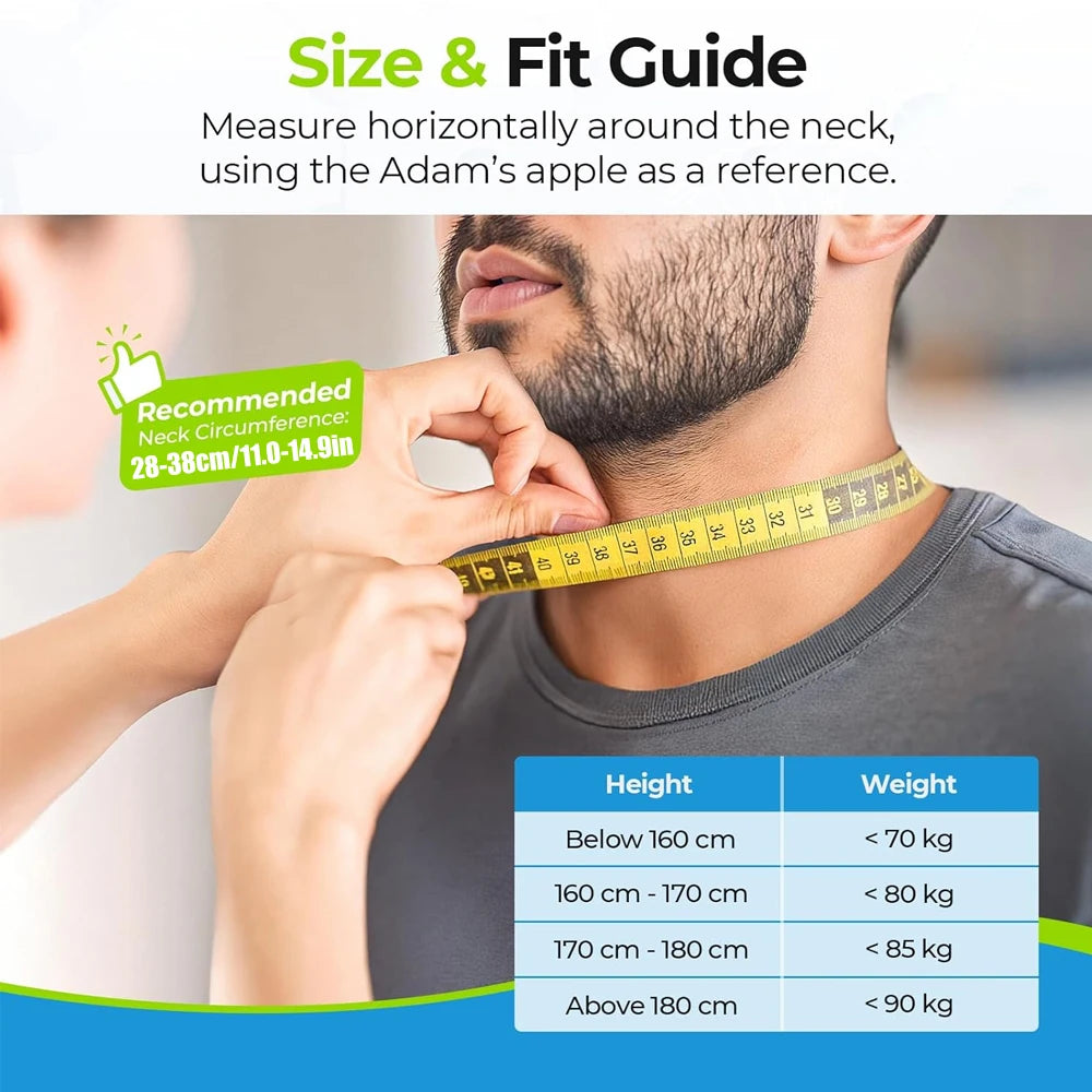 Cervical Neck Traction, Pain Relief Collar Brace