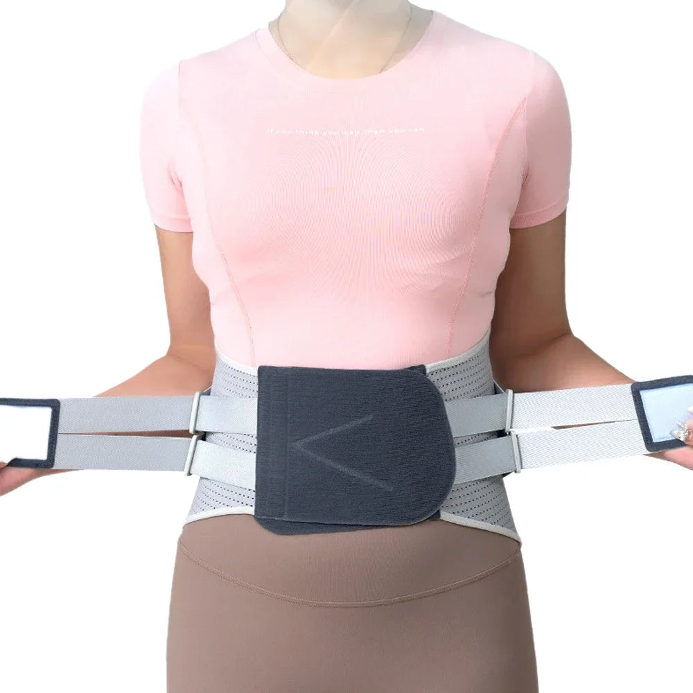 Adjustable Waist Support Belt with Ergonomic Lumbar Pad