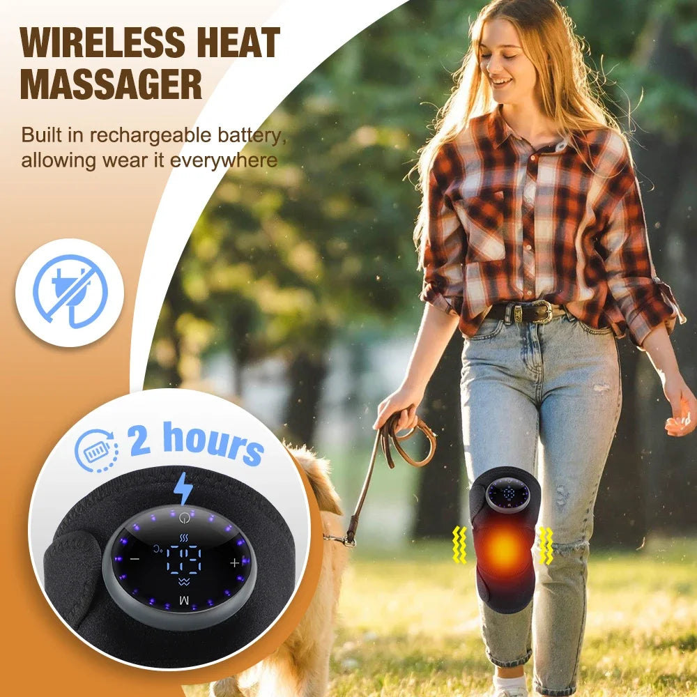 5-Gear Smart Heating Knee Massager