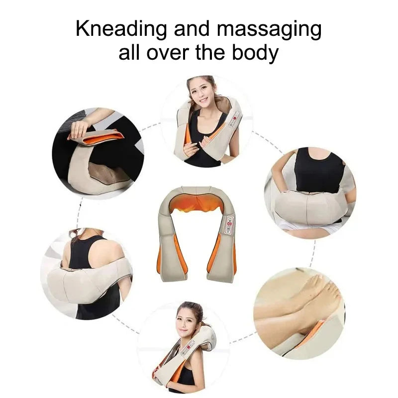 Neck and Shoulder Massager – Full-Body Massage Chair Pad for Car & Home Use