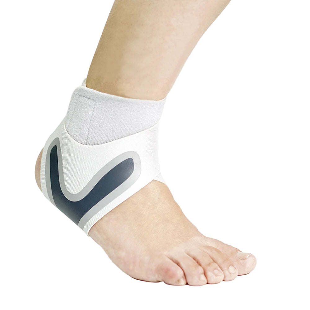 Adjustable Compression Ankle Sleeve – Elastic Ankle Brace Support for Sprains & Heel Protection