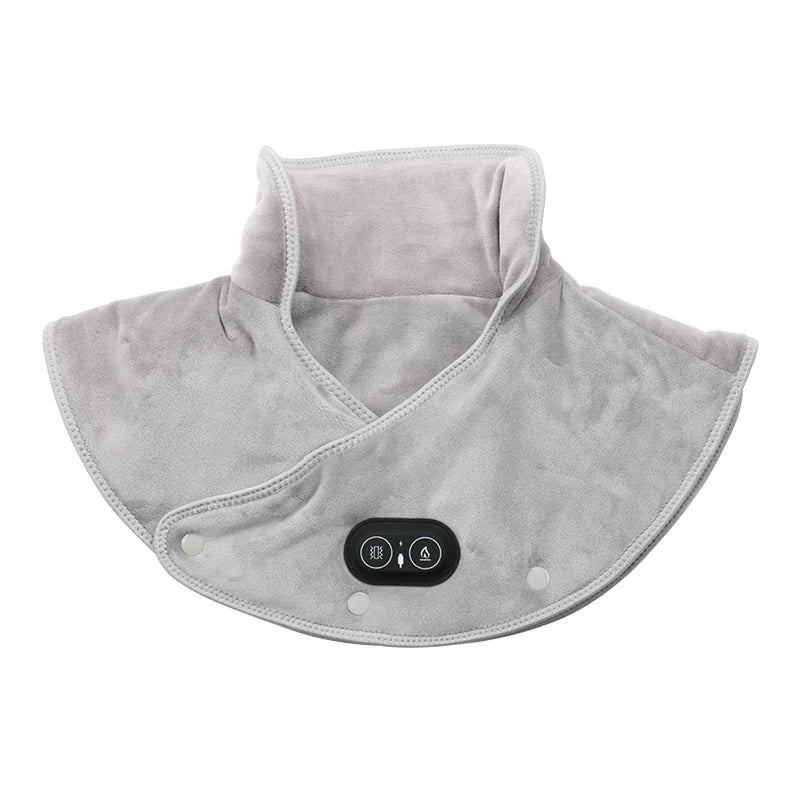 Electric Heating Shoulder & Neck Pad – 3-Level Thermal Compress Massager Shawl