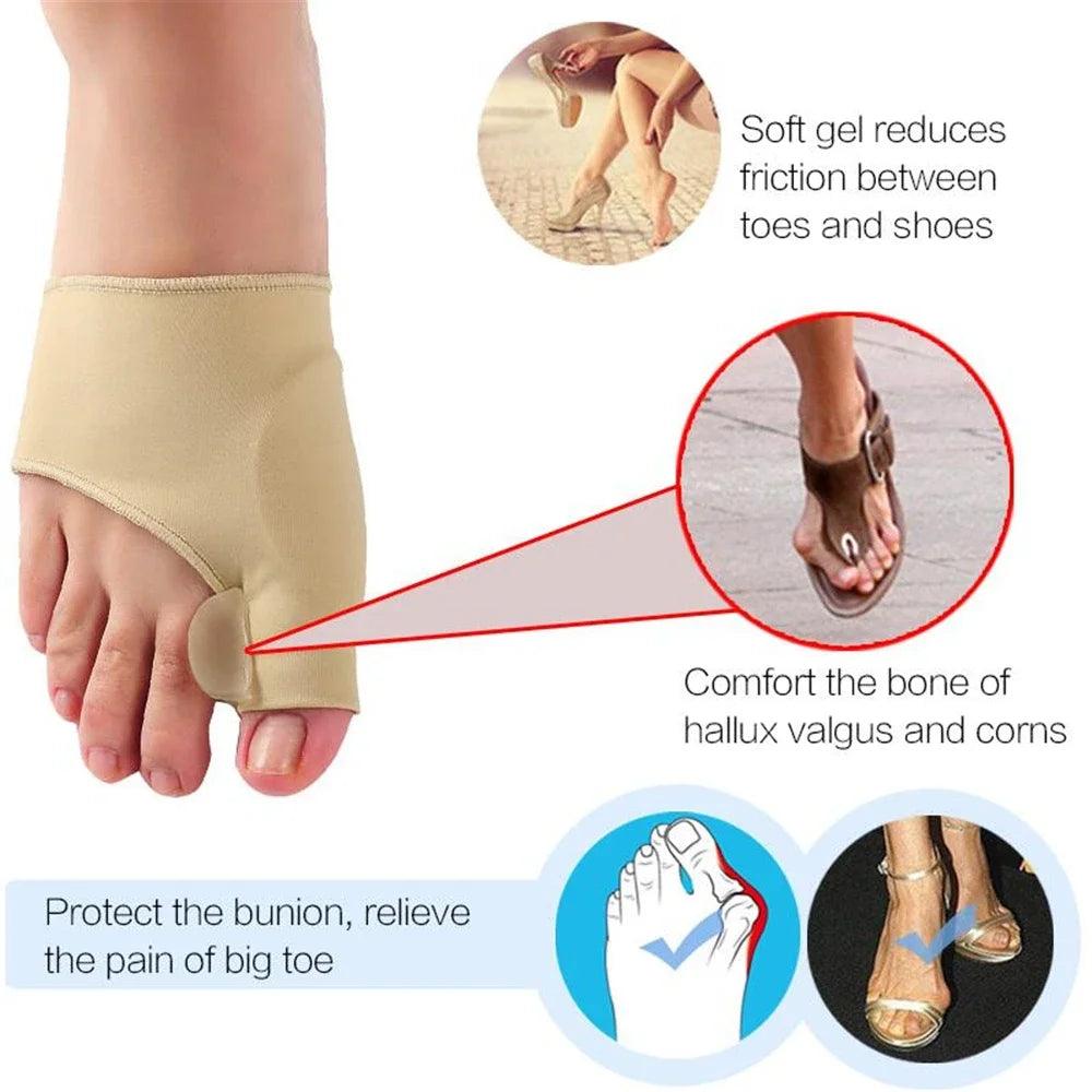 ToeAlign™ Gel Correctors – Orthopedic Toe Separators for Bunion Relief & Toe Alignment