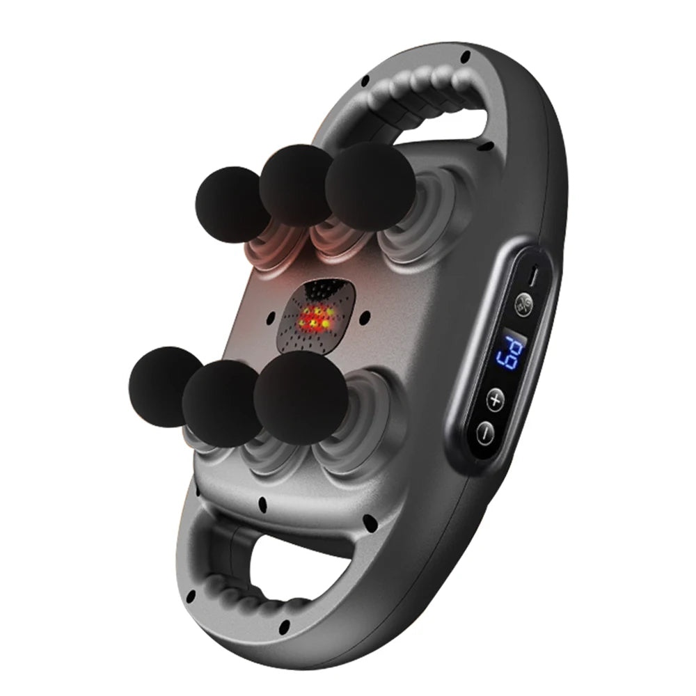 ProPulse™ 6-Head High-Frequency Fascia Massage Gun – Deep Tissue Percussion Massager for Muscle Recovery & Circulation