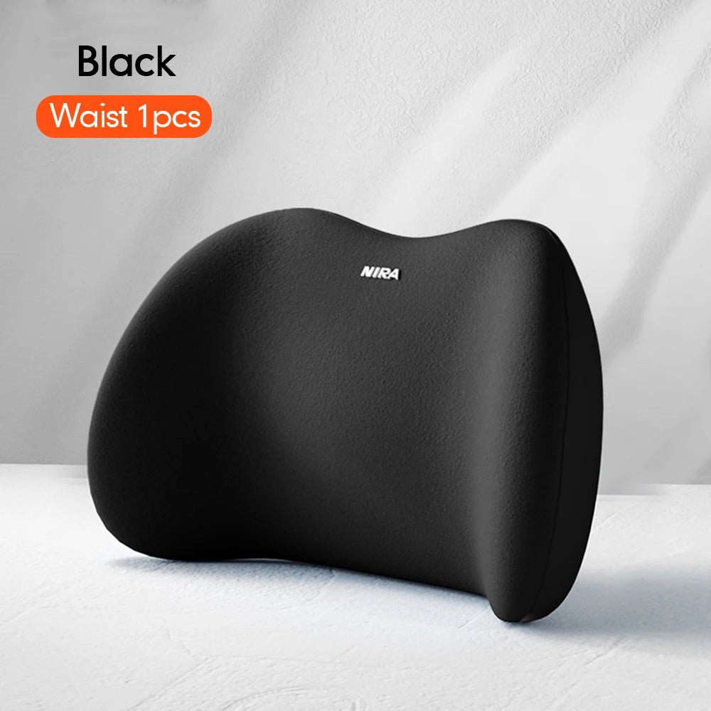 Car Seat Neck Pillow & Adjustable Lumbar Support