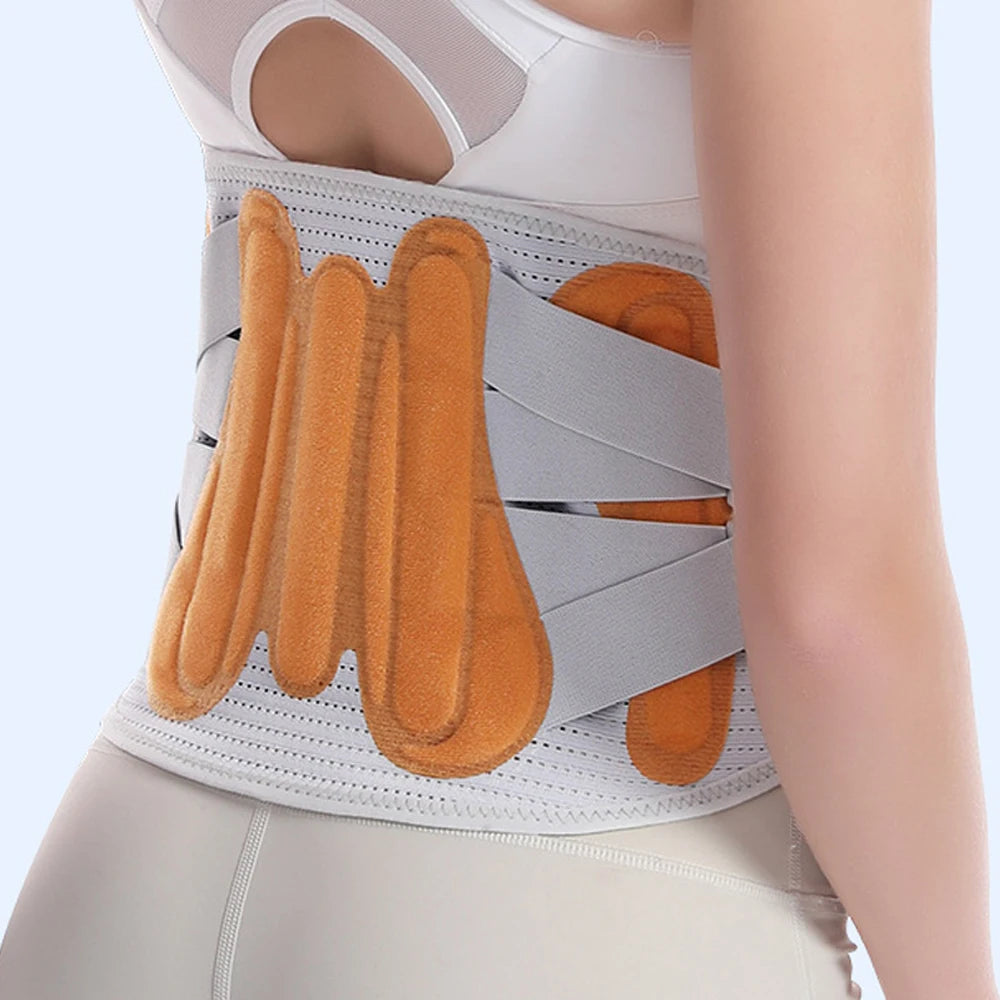 Lumbar Support Belt – Breathable Back Brace for Pain Relief, Orthopedic Waist Corrector