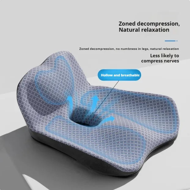 Coccyx Memory Foam Orthopedic Seat Cushion