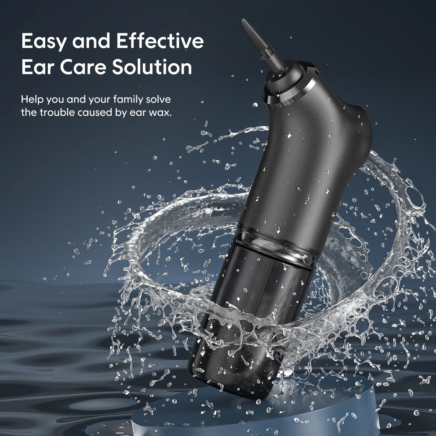 Electric Ear Cleaner Kit – 4 Pressure Modes Water Irrigation Ear Wax Removal System for Adults & Children Ear Care