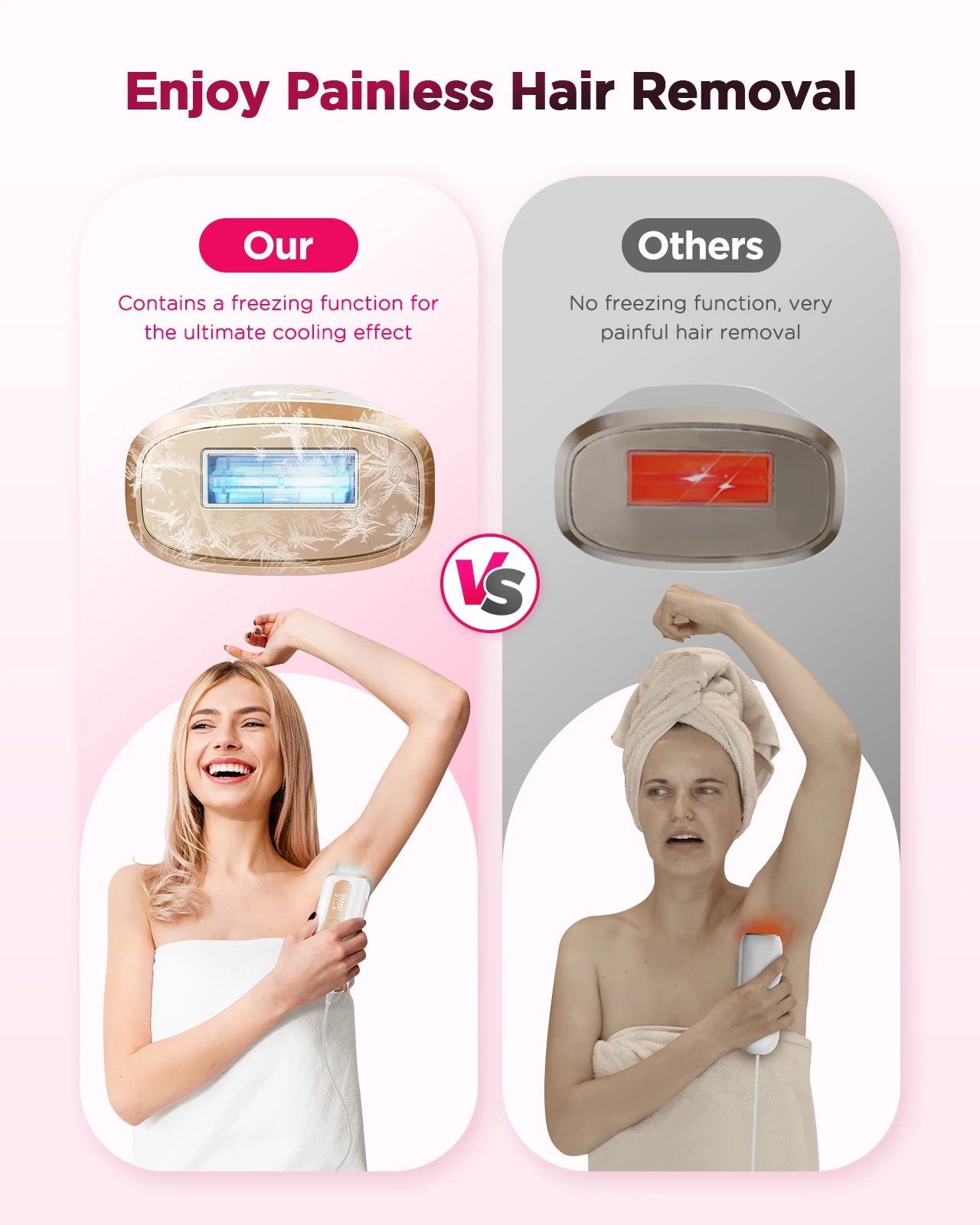 990K-Flash IPL Laser Epilator – Painless Permanent Hair Removal