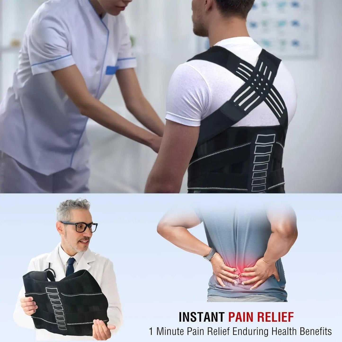 AlignFlex™ Posture Corrector (Premium) – Advanced Support for Perfect Posture & Pain Relief