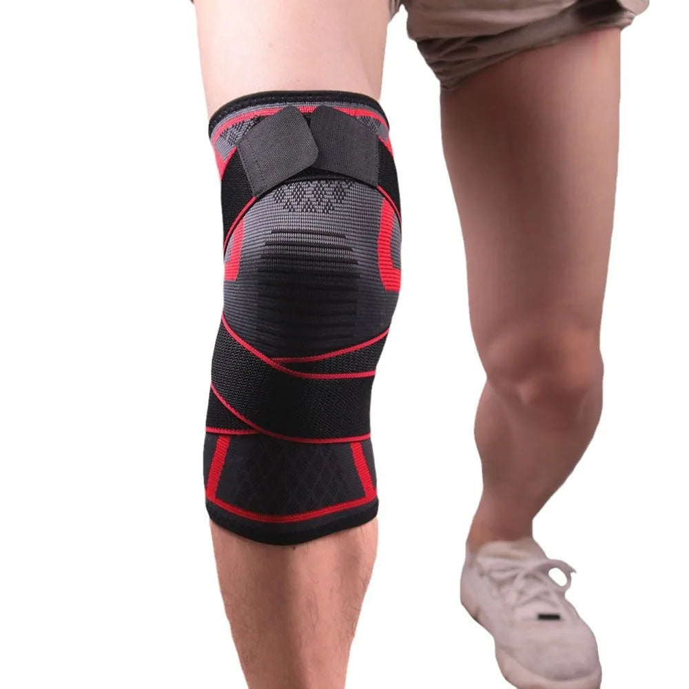 Nylon Sport Knee Brace – Compression Support for Running, Fitness, Cycling, Basketball & Weightlifting