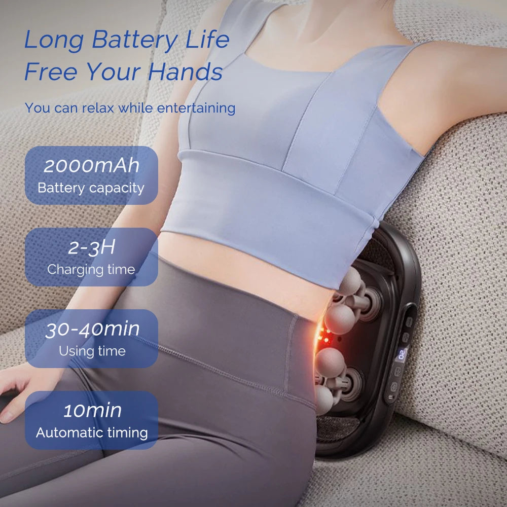 FlexiRelief™ 16-Head Fascia Massage Gun – High-Frequency Deep Tissue Body Massager