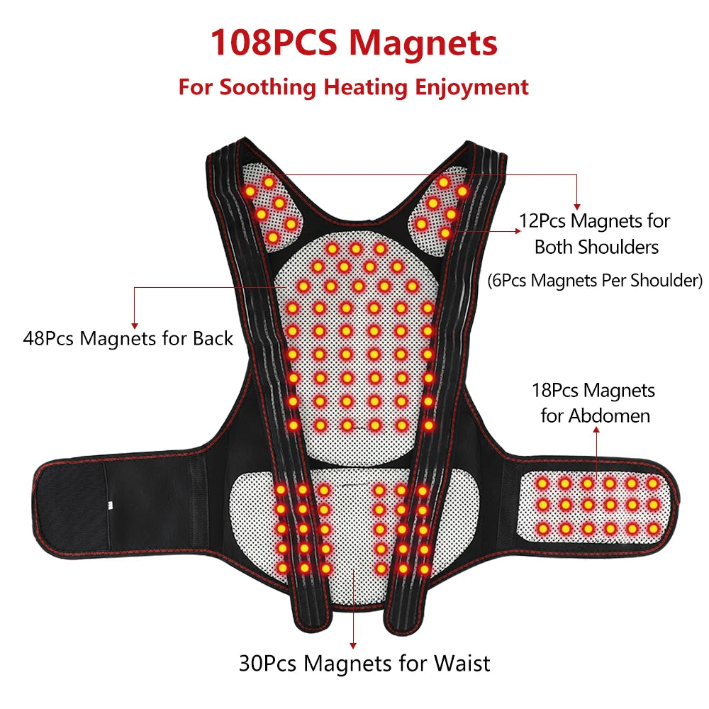 Tourmaline Magnetic Self-Heating Belt
