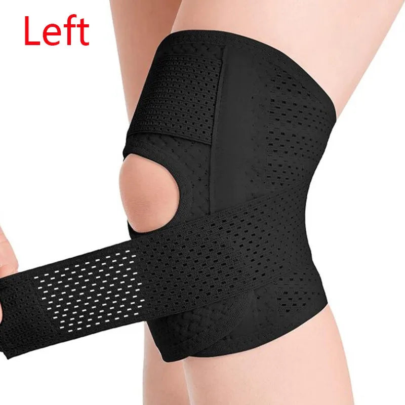 Knee Brace with Side Stabilizers – Adjustable Support for Meniscus Tear, Joint Pain & Arthritis Relief