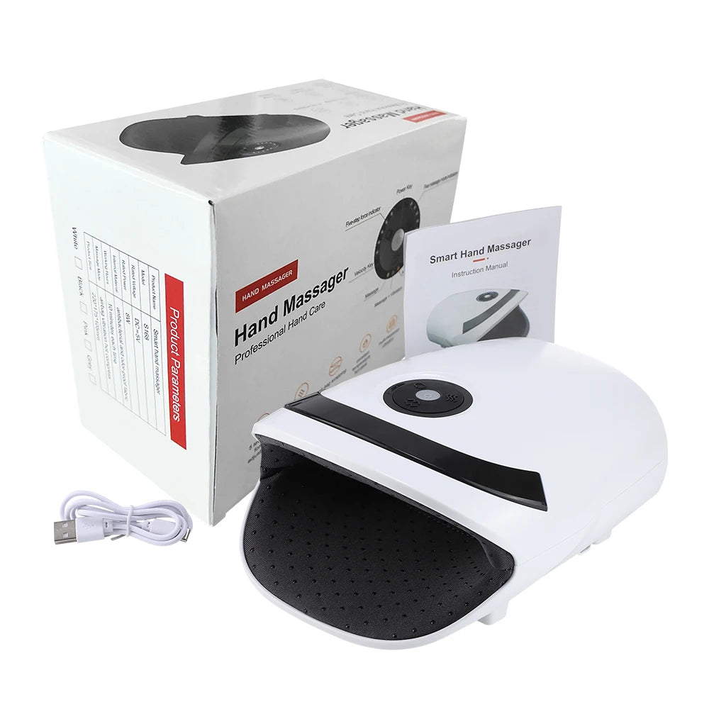 Electric Airbag Hand Massager with Hot Compress & Deep Kneading