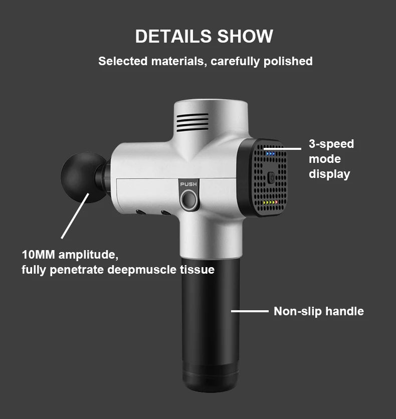 Phoenix A2 Massage Gun – Deep Tissue Percussion Massager for Muscle Relaxation & Recovery