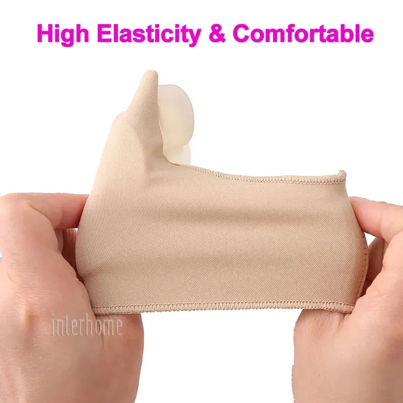 Silicone Bunion Corrector & Toe Separator – Hallux Valgus Orthotic Gel Sock for Foot Pain Relief & Toe Alignment